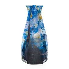 Vincent van gogh paintings outside this album. Modgy Myvaz Collapsible Expandable Flower Vase Vincent Van Gogh Starry Night Walmart Com Walmart Com