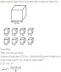 Selina Concise Mathematics Class 8 Icse Solutions Chapter 21 Surface Area Volume And Capacity Cbse Tuts Icsesoluti Mathematics Volume And Capacity Class 8