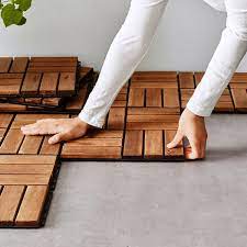 runnen بلاط أرضية خارجي صباغ بني 0 81 م ikea