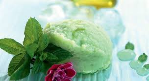Glace Au Yaourt Au Soja A La Menthe Et A L Huile D Olive Recette Menthe Recette Glace Recette Fraicheur