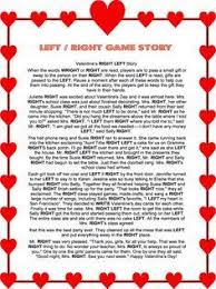 Free Printable Birthday Games For Adults Image Result For Free Printable Left Right Birthday Game Valentines Games Valentine S Day Party Games Valentines School