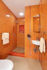 Orange bathroom accessories add a sunny pop of color to any space. 25 Orange Bathroom Decor Ideas That Inspire Shelterness