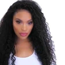 Wedding hairstyles for black women. Amazon Com Wigs For Women Hair Long Curly Hair Wig Natural Color Daily Dress Women S Black Full Wig Color Black Beauty