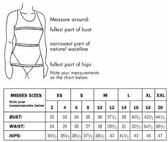 Sizing Chart Fairwinds Sarongs