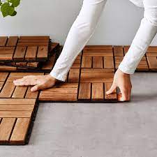 runnen بلاط أرضية خارجي صباغ بني 0 81 م ikea