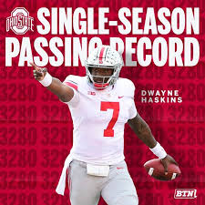 11 17 2018 Game 11 The Vs Maryland Dwayne Haskins Sets The S Single Season Passing Record 3 280 Y Ohio State Buckeyes Football Ohio State Football Ohio State
