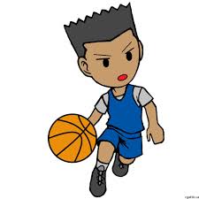Cartoon Basketball Player Drawing In 4 Steps With Photoshop Basketball Drawings Sports Drawings Cartoon