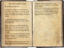 The Werewolf S Hide Elder Scrolls Fandom
