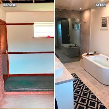 Originally built in the dutch style, the design it's modeled after is one of the oldest and rarest types. Diy Garage Conversion On A Budget Results In Incredible Luxury Bathroom