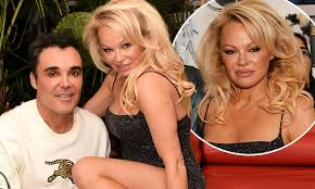 Don't tell me what i'm doing; Pamela Anderson Shows Off Stunning Figure In Sparkling Mini Dress Alongside Friend David Lachapelle Daily Mail Online