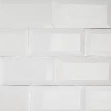 Maybe you would like to learn more about one of these? Beveled Edge Subway Backsplash Tile White Gloss 3 X6 Contemporary Wall And Floor Tile By World Of Interiors Beveled Edge Subway Backsplash Tile Whi Houzz
