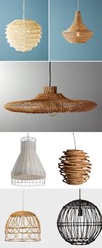 Enhance the ambience and illuminate your home with designer lighting. Get The Look Woven Rattan Pendant Round Up Green Wedding Shoes