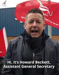 Howard beckett tweeted the comment after two men were detained in an immigration van in scotland. Howard Beckett Today I Visited The Picket Line At Sps
