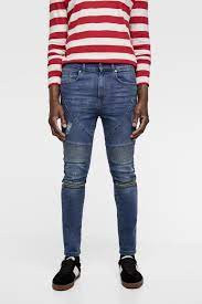 Sa coupe marque vos hanches, moule vos cuisses, mollets et chevilles. Image 2 De Jean Skinny Style Motard A Zips De Zara Skinny Jeans Skinny Style