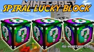скачать мод на майнкрафт 1 12 2 на лаки блоки Skachat Lucky Block Spiral Dlya Minecraft 1 8