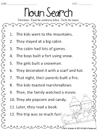 Snow Kid Freebies Pdf Google Drive 2nd Grade Worksheets 1st Grade Worksheets Nouns Worksheet
