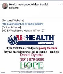 They offer accident, health, credit and annuity products related to life insurance policies. Health Insurance Advisor Daniel Dykstra Insurance Advisor Preventive Care Underwriting