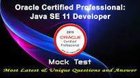 Oracle 1Z0-819 | Java SE 11 Developer: 1Z0-819 - Mock Test | 2022 Exam  Latest Q&A