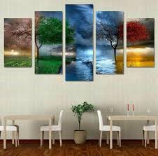 Spring, summer, autumn, and winter! Pin By My Boards Of Art On Cityscapes Landscapes Seascapes In Acrylics Oils Pastels Pencils Watercolors Summer Wall Decor Customized Canvas Art Canvas Art Wall Decor
