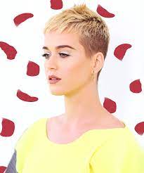 Katy perry is wearing short hair style in bobbed haircut. Katy Perry Pixie Hair Cut Reason Mental Health