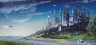 Download 4k & 8k space wallpapers for iphone 6, 7 & iphone 8. City Edge Eternity Fantasy Game Sci Fi Spaceship Hd Wallpaper Wallpaperbetter