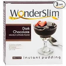 There are many low fat, sugar free chocolate beverages on the market that can satisfy your chocolate craving and provide valuable nutrients 5. Amazon Com Wonderslim Low Carb High Protein Instant Diet Pudding Mix Dark Chocolate 3 Boxes Save 10 Low Carb Low Calorie Low Fat Grocery Gourmet Food