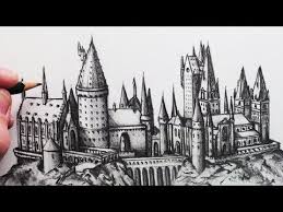 If playback doesn't begin shortly, try. How To Draw Hogwarts School Narrated Youtube Hogwarts Art Hogwarts Painting Hogwarts Castle Drawing