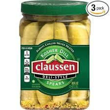 Shop for claussen kosher dill mini pickles (20 fl oz) at jay c food stores. Amazon Com Claussen Deli Style Kosher Dill Pickle Spears 80 Fl Oz Pack Of 3 A1 Grocery Gourmet Food