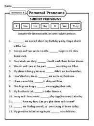 Personal Pronouns Subject And Object Pronouns Worksheets By Ms Presto Personal Pronouns Pronoun Worksheets Pronouns Exercises