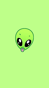 Alien Bande Dessinee Fond D Ecran Colore Papier Peint D Art