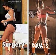 Squats Vs Implants Fit Girl Motivation Fitness Motivation Workout