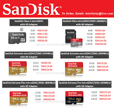 Darul digital has establish by the department of skills development (dsd) as an accredited center of sijjīl providing skills training skills malaysia especially in the field of. Wts New Sandisk Ultra Microsd Sdhc Memory Cards