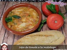Esta receta de origen mozárabe es típica en toda andalucía aunque en el valle de los pedroches, sólo lleva naranja, bacalao y huevo duro. Sopa De Tomate A La Andaluza Sopa De Tomate Recetas De Cocina Comida Etnica
