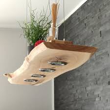 deckenlampe holz hangelampe pendellampe pendelleuchte rustikal etsy