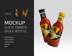 Sauce Bottle Mockup Search On Behance Net