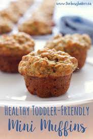 Healthy Toddler Friendly Mini Muffins Recipe Food Healthy Muffins Baby Food Recipes