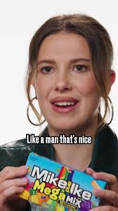 It tastes like what?! 🤔🧐 #milliebobbybrown #milliebobbybrownedit  #britishfood #americanfood #candy #celebrity #ladbible #snackwars