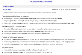 Generating leads and business opportunities. Call Center Resume The 2021 Guide With Samples Examples