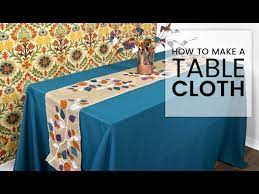 Products in this story are independently selected and featured editorially. How To Make A Tablecloth Youtube