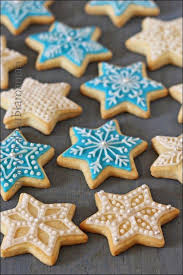 Find plenty of clever cookie decorating ideas to make your christmas cookies stand out from the rest. Egg Free Snowflake Or Star Cookies Eggless Cookie Recipes Christmas Cookies Decorated Eggless Cookies