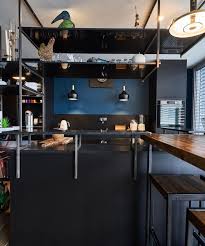 Une Cuisine Atypique Avec Ilot Cuisines Design Cuisine Ouverte Cuisine Moderne
