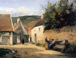 Jacob Coin De Village By Camille Pissarro Camille Pissarro Camille Pissarro Paintings Art Painting