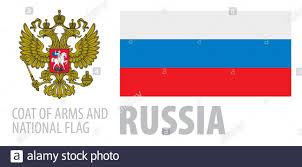 Aus einem goldenen wurde ein. Russland Wappen Und Flagge Offiziellen Symbole Der Nation Stock Vektorgrafik Alamy