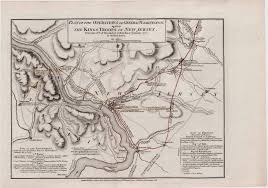 Washingtons victory at the Battle of Trenton - Rare & Antique Maps