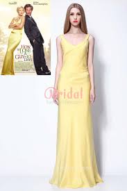 We did not find results for: Kate Hudson Yellow Dress In How To Lose A Guy In 10 Days Yellow Satin Long Evening Prom Formal Dress V Neckline Wi Formal Dresses Prom Formal Dresses Dresses