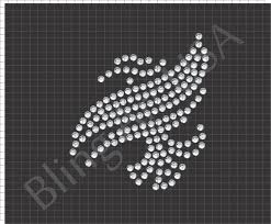 Download Phoenix Rhinestone File Bird Patterns Art Fire Svg Plt Eps Pdf Small Phoenix Stone Animal Stencil Mythological System Easy Color Rhinestone Designs