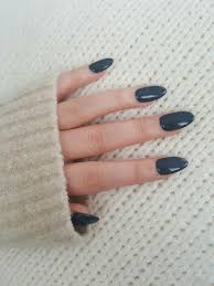 They come in all kinds of shapes and. My Blue Grey Almond Nails Gray Nails Blue Gel Nails Almond Acrylic Nails