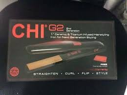Chi iron smart titanium hairstyling kit has a rich set of functions: Chi G2 1 Ceramic Titanium Infused Hairstyling Flat Iron Ebay