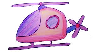 All lines must be straight and symmetrical, so you might want to use a ruler. Easy Drawing For Kids Cartoon Helicopter Youtube