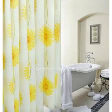 People love them not only for their alluring features but also for their enthralling design, overall look and the use of durable materials in its manufacturing. Modern Print Yellow Color Modern Shower Curtain